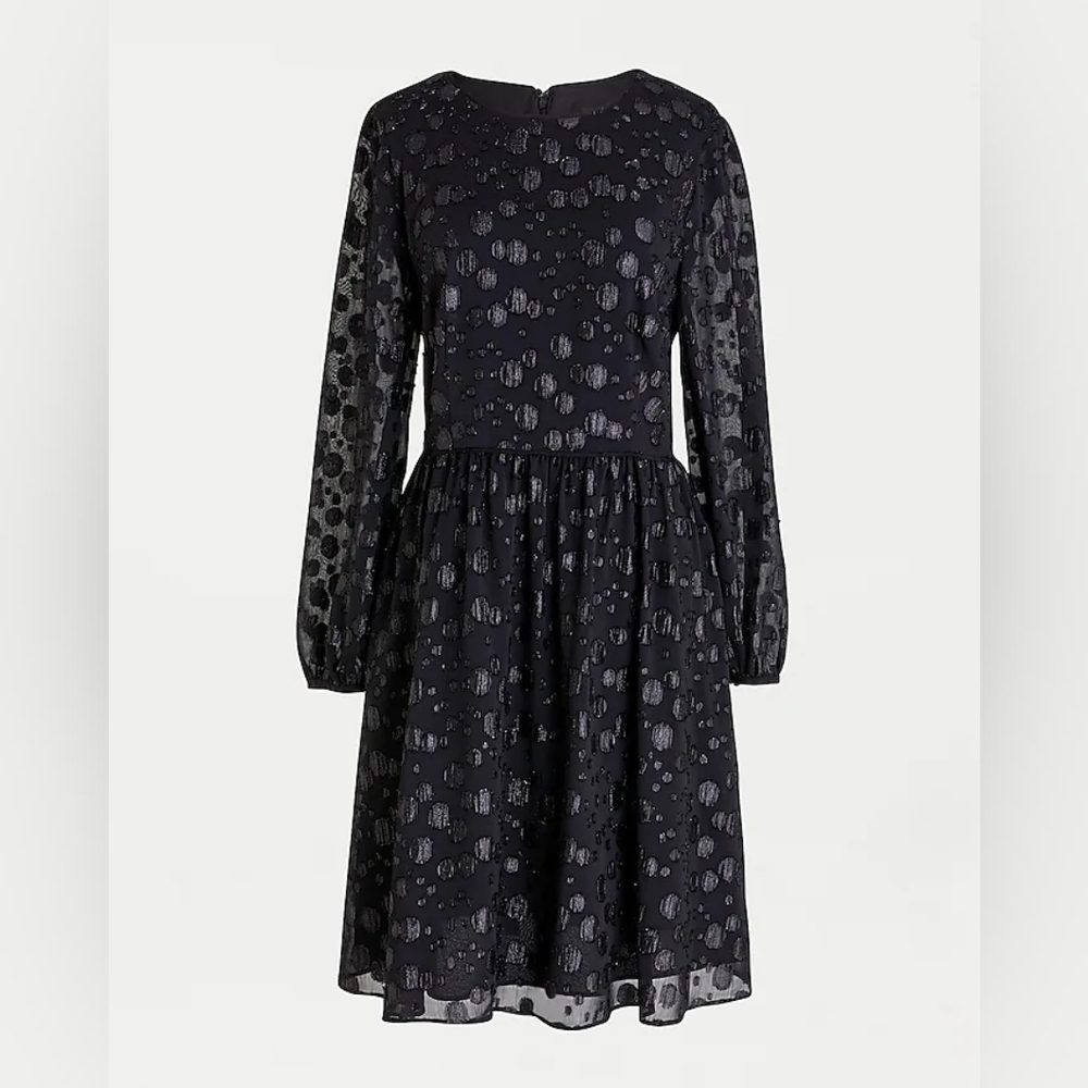 J. CREW A-line Dress, Black, size 2